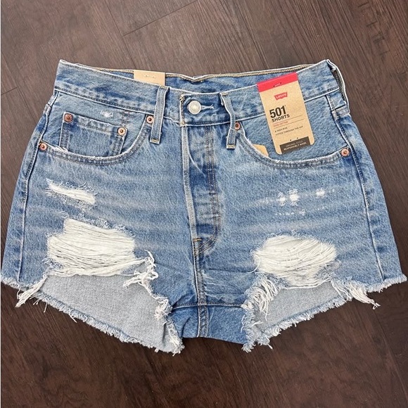 Levi's Pants - Levi's Women's Blue Denim Shorts